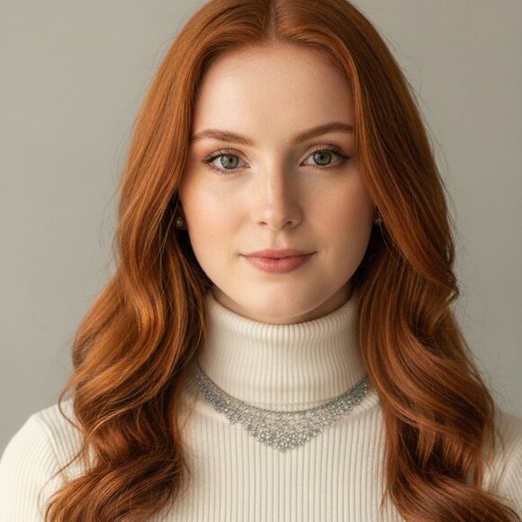 Vintage Silver Fashion Chainmail Mesh Scarf Choker Necklace - Picture 6 of 8